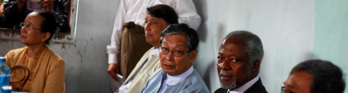 En Birmanie, Kofi Annan rend visite aux Rohingyas à Rakhine