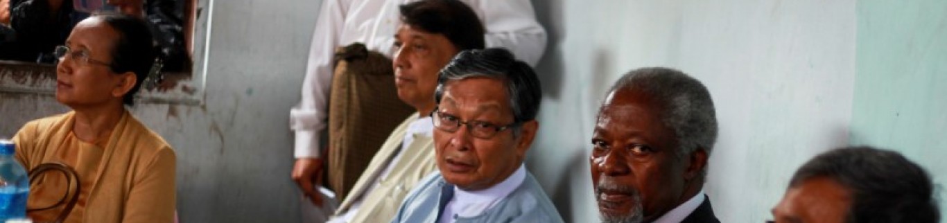 En Birmanie, Kofi Annan rend visite aux Rohingyas à Rakhine