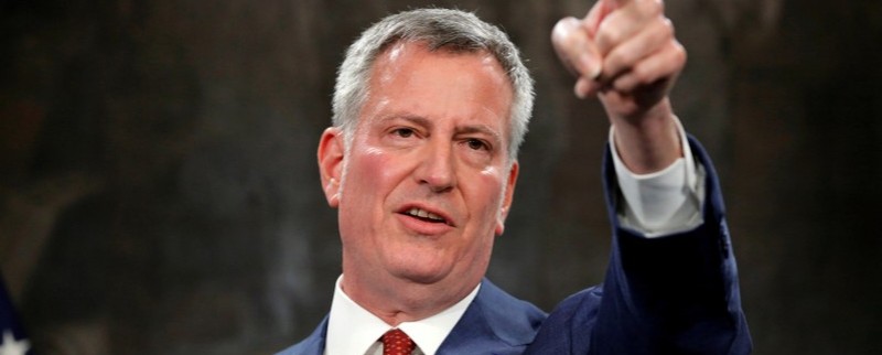De Blasio pratiquement assuré d'être réélu maire de New York