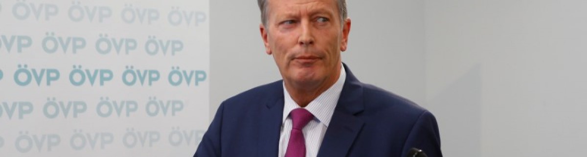 Démission du vice-chancelier autrichien Reinhold Mitterlehner