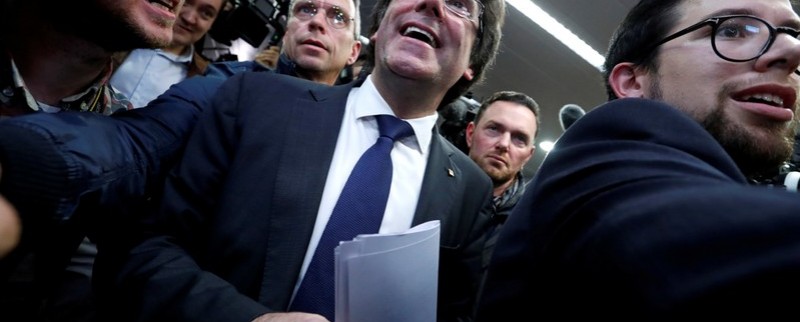 Puigdemont remis en liberté provisoire par la justice belge