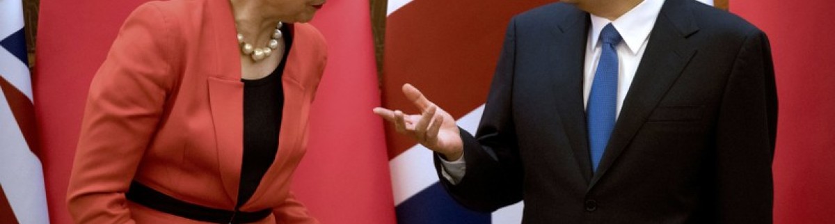 Theresa May promet un renforcement des relations Londres-Pékin