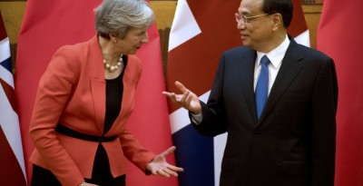 Theresa May promet un renforcement des relations Londres-Pékin