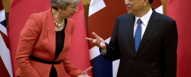 Theresa May promet un renforcement des relations Londres-Pékin