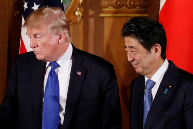Trump et Abe à la recherche d'un consensus sur la Corée du Nord